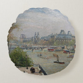 Louvre, Vår Camille Pissarro Rund Kudde