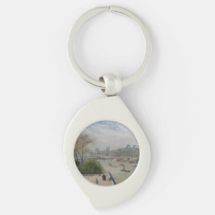 Louvre, Vår Camille Pissarro Swirl Silverfärgad Nyckelring