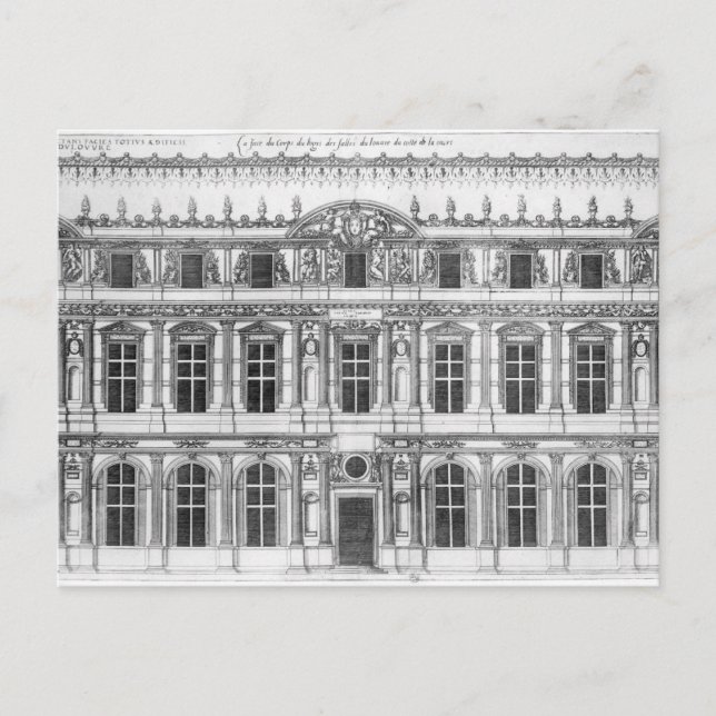 Louvre Vykort (Framsida)