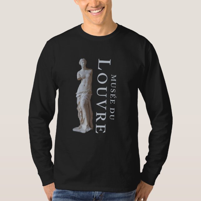 Louvremuseet Venus de Milo T Shirt (Framsida)