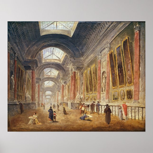 Louvres Grande Galerie Poster (Framsidan)