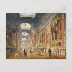 Louvres Grande Galerie Vykort