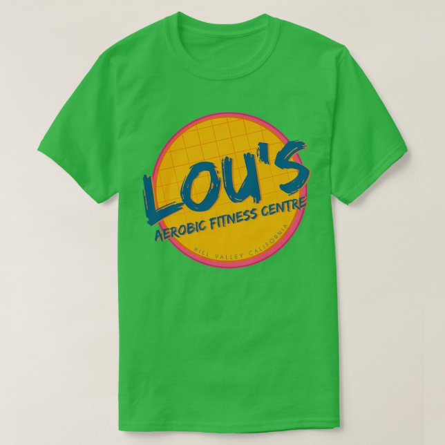 Loux27s Aerob Fitness Center T Shirt (Design framsida)