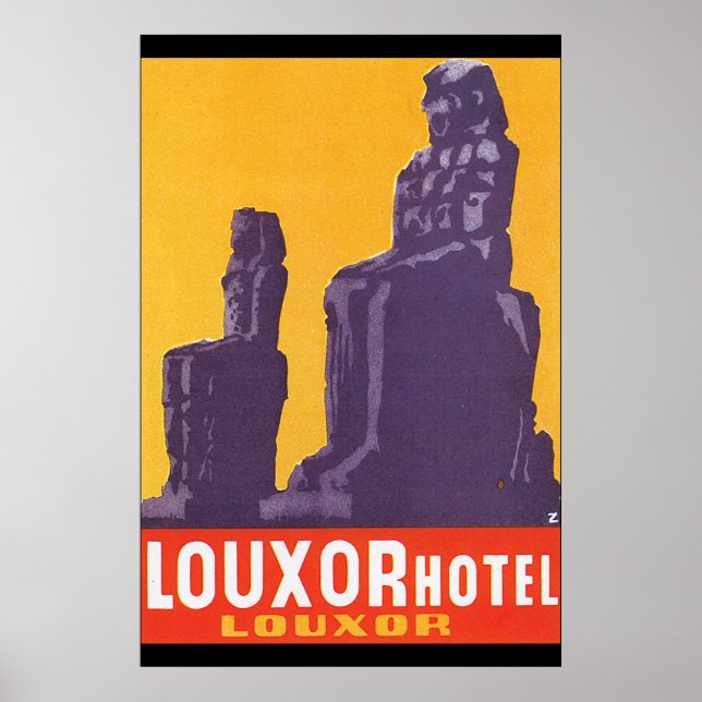 Louxor Hotel Vintage resor Poster (Framsidan)