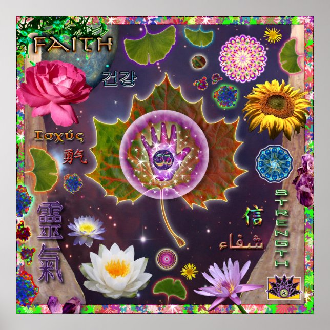 Löv 4 Lagring Poster (Framsidan)