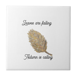 Löv är Fallande vitkeramiskt plattor Kakelplatta