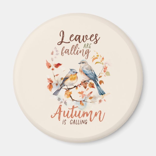 Löv är på väg att falla - vidriga fall av fåglar o magnet (Framsidan)