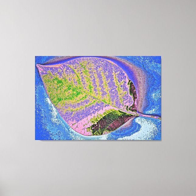 Löv art 3 canvastryck (Framsida)