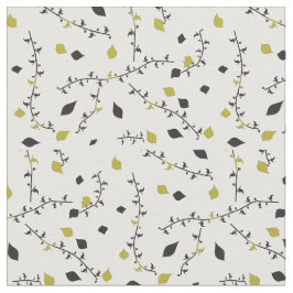 löv art grönt vit mode väv tyg