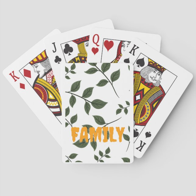 Löv Art | Zazzle_Growshop Casinokort (Baksidan)