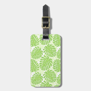 Löv av den tropiska växten - Monstera mönster Bagagebricka