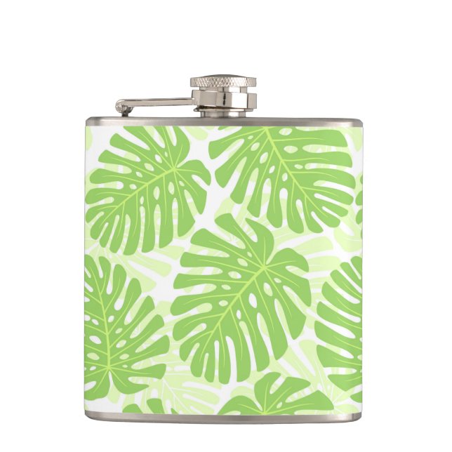 Löv av den tropiska växten - Monstera mönster Fickplunta (Framsidan)