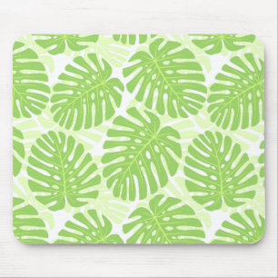 Löv av den tropiska växten - Monstera mönster Musmatta