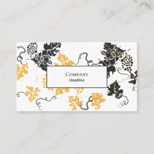 Löv av druvor visitkort