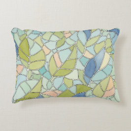 Löv av fastnat glas av Natasha Us Prydnadskudde