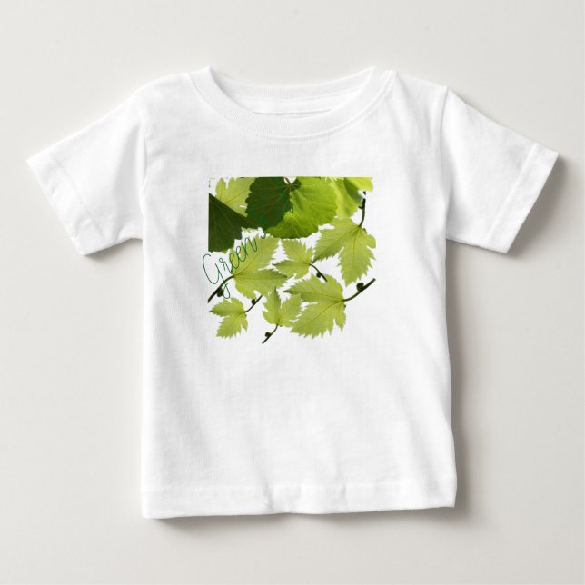 Löv av Grönt av druvvin T Shirt (Framsida)
