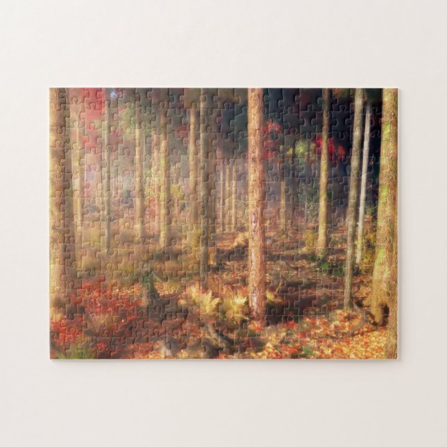 Löv av Guld Puzzle Pussel (Horisontell)