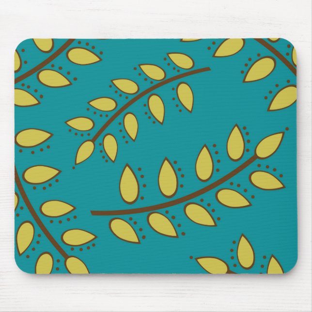 Löv av kalk och Grönt från Cupcoa Cutiees Musmatta (Framsidan)