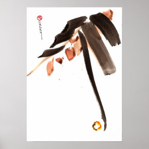 Löv av livkonsttrycket poster