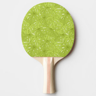 Löv av palmträdet pingisracket