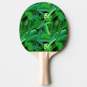 Löv av tropiska palmträd pingisracket