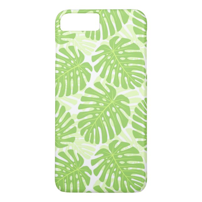 Löv av tropiska växter - Monstera Mönster Case-Mate iPhone Skal (Baksida)