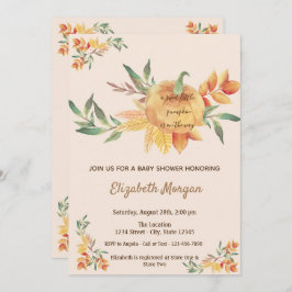 Löv Baby Shower Inbjudningar