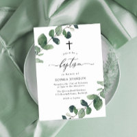 Löv Baptism Grönt Kor
