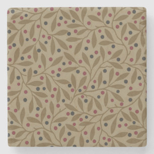 Löv Berry Classic Colorful Söt Mönster Art Stenunderlägg