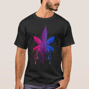 Löv Bisexual Flagga Bisexuality-Pridet Ogräs T Shirt