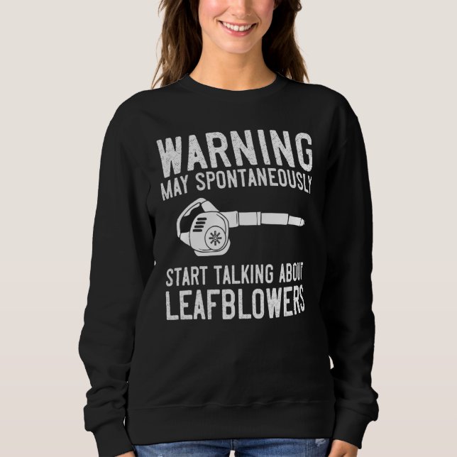 Löv Blower Electric Löv Blowing Maskin Gardenin T Shirt (Framsida)