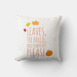 LÖV, BREEZE OCH PUMPKINS SNÄLLA! Pillow Kudde