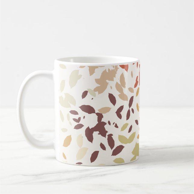 Löv Brew Warm Neutralt Kaffemugg (Vänster)