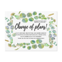 Löv Bröllop ändring av uppskjutna planer