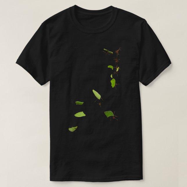 Löv Cutter Ants T Shirt (Design framsida)