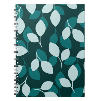 Löv-design, fotopatbok för Spiral Anteckningsbok