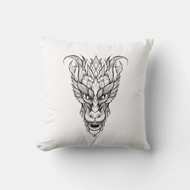 Löv Dragon Kudde (Framsida)