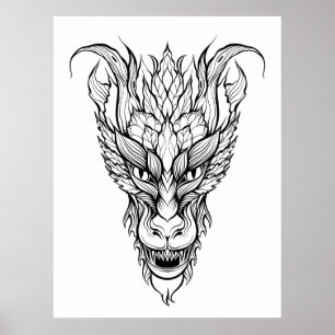 Löv Dragon Poster