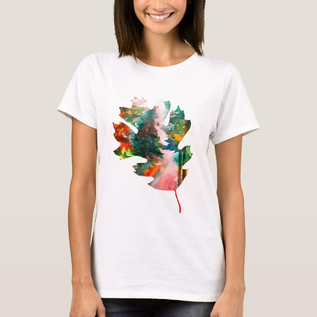 Löv, Fall Art, Hösten Löv Shirt T (Framsida)