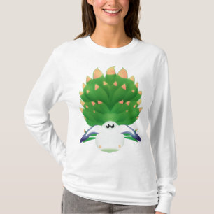 Löv får Slug-Långärmad för kvinnor T Shirt