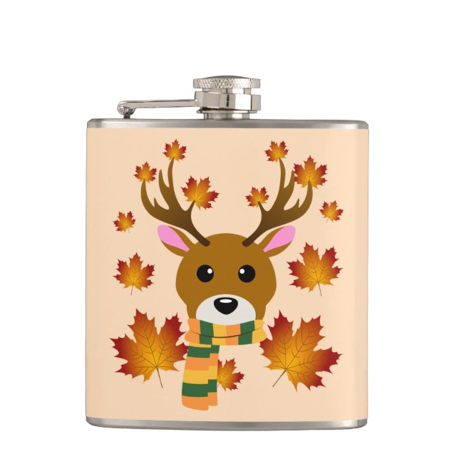 Löv för Autumn Scarf Hjort Maple Fickplunta (Framsidan)