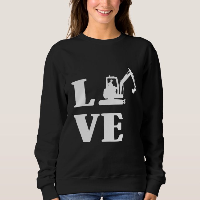Lov för Byggnad av grävmaskiner T Shirt (Framsida)
