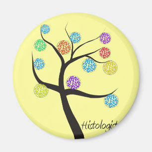 Löv för cell för Histologistträddesign Magnet