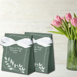 Löv för Grönt med matad Elegant Presentaskar