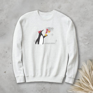 Löv för hösten Maple och Funny Penguin T Shirt