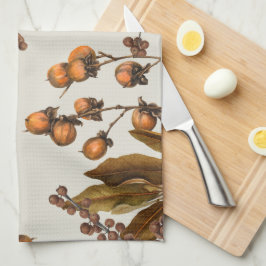 Löv för höstfällning kökshandduk