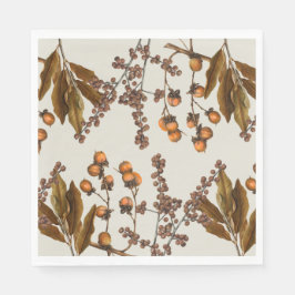 Löv för höstfällning pappersservett