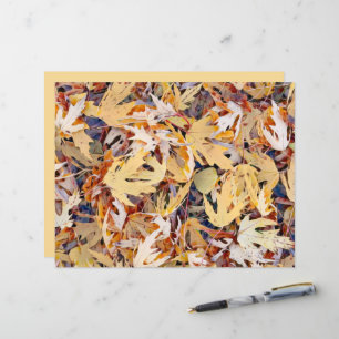 Löv för målad Gult på hösten