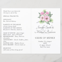 Löv för  Rosa Blommigt Sage  budget Bröllop