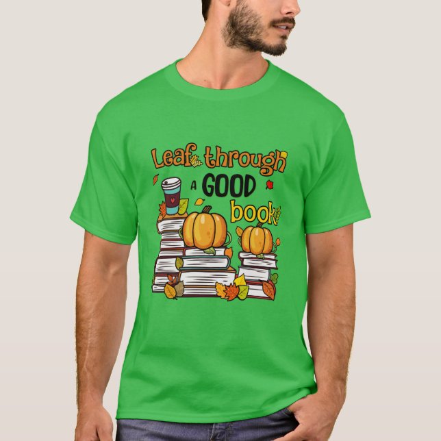 Löv genom Bra Bok T Shirt (Framsida)